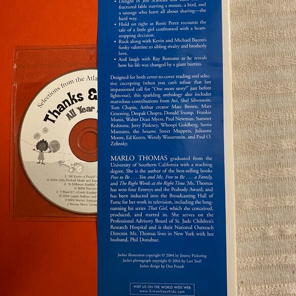 MARLO THOMAS BOOK WITH CD WITH SHERYL CROW, BILLY CRYSTAL, UNCLE KRACKER - Picture 3 of 9